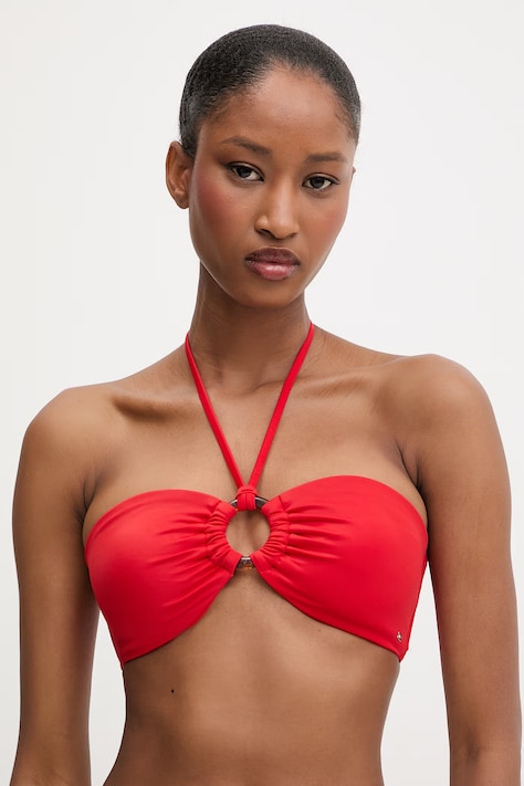 Tommy Hilfiger biustonosz kąpielowy damski czerwony UW0UW06388
