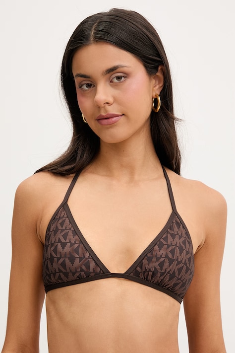 MICHAEL Michael Kors biustonosz kąpielowy damski brązowy MM31752