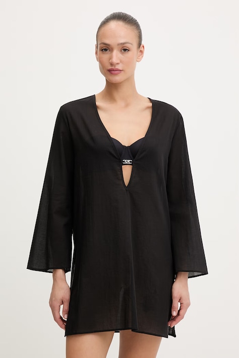 MICHAEL Michael Kors narzutka plażowa damska czarna MM7M354