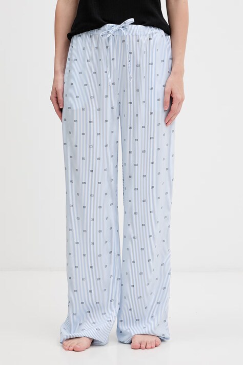 Tommy Hilfiger donji dio pidžame ženske viskozne plave UW0UW06244