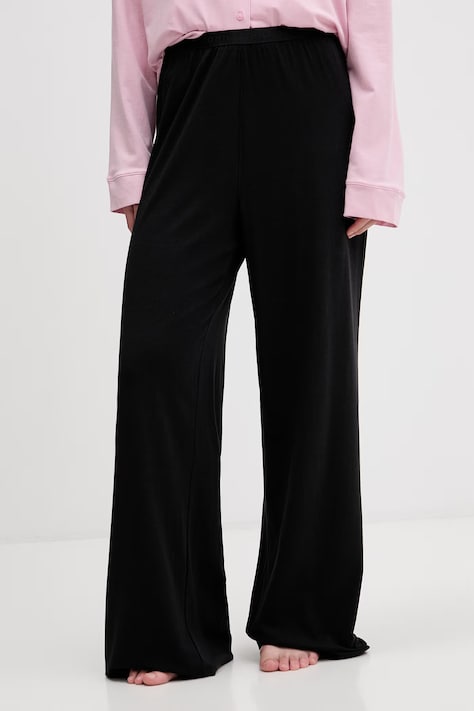 Tommy Hilfiger donji dio pidžame ženski s pamukom crni UW0UW06296