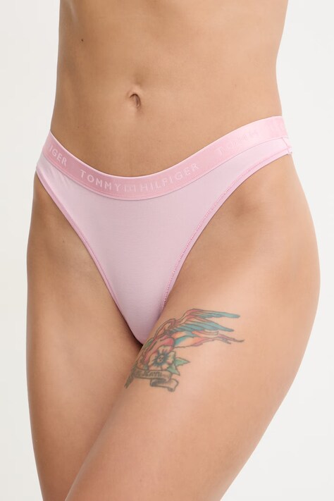 Tommy Hilfiger brazilky dámske s modalom ružové UW0UW06548