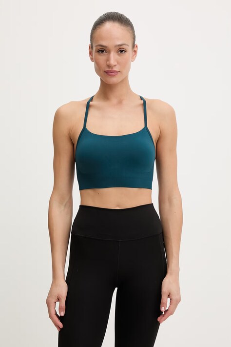 Sweaty Betty biustonosz sportowy Seamless turkusowy SB9610