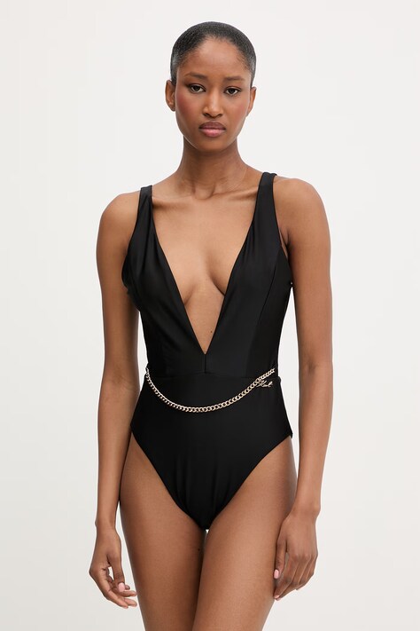 Karl Lagerfeld strój kąpielowy jednoczęściowy damski czarny B2W46015