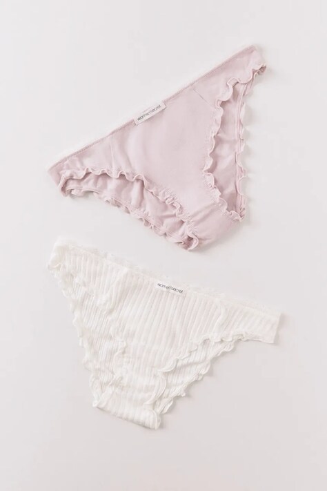 women'secret figi 2-pack kolor biały 4633530