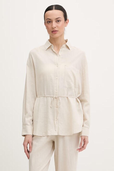 women'secret koszula plażowa kolor beżowy 5543671