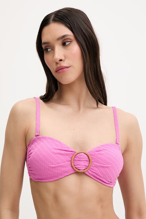 Rip Curl μπικίνι τοπ Γυναικείο CUSTOM RIB ροζ 053WSW