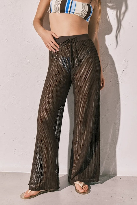 women'secret plažne hlače ženske rjave 5543703