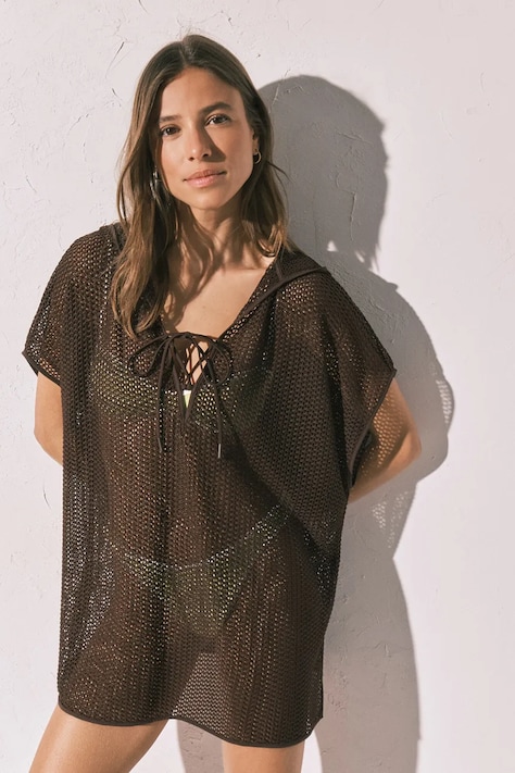 women'secret plažna tunika ženska rjava 5543704