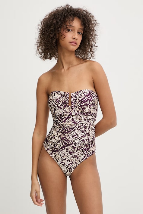 DKNY цільний купальник жіночий фіолетовий DIE6M605