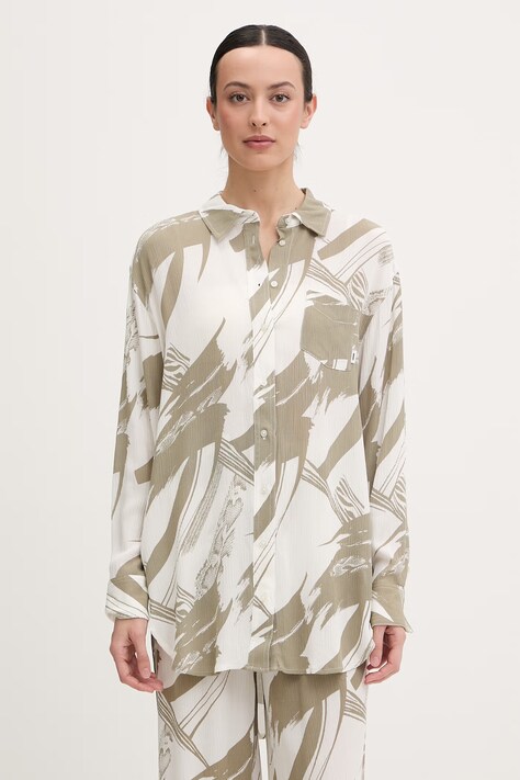 DKNY koszula plażowa damska zielona DIE6C955