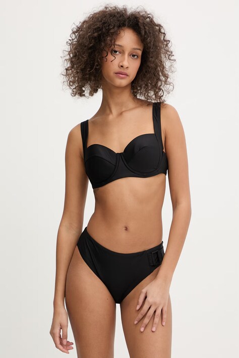 DKNY strój kąpielowy dwuczęściowy damski czarny DIE6S142