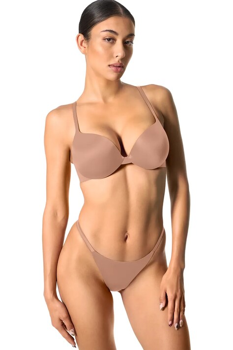 GOD SAVE QUEENS stringi damskie G-STRING beżowe GSQ-135-129