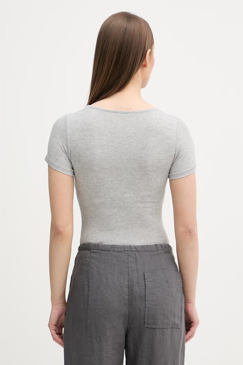 United Colors of Benetton боді жіноче віскозне — SS26-BID25T, сірий — фото 3