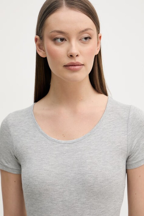 United Colors of Benetton боді жіноче віскозне — SS26-BID25T, сірий — фото 5