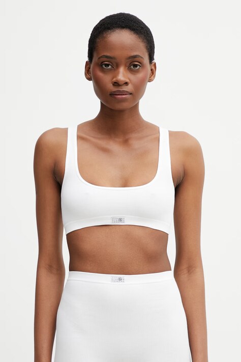 MM6 Maison Margiela biustonosz biały MKRK40010