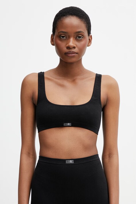 MM6 Maison Margiela Biustonosz czarny MKRK40010