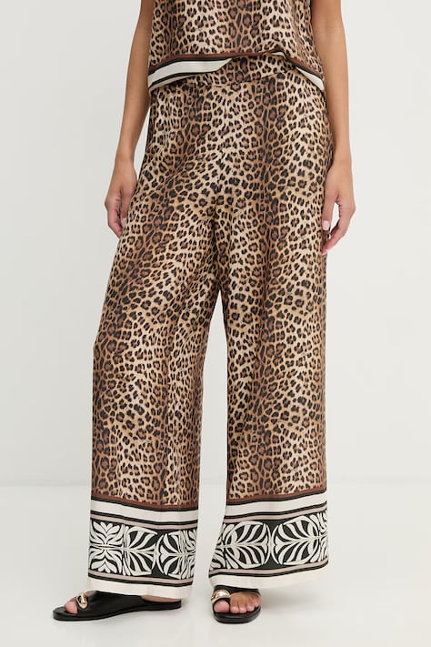 Liu Jo spodnie plażowe damskie brązowe VA6052 TS123