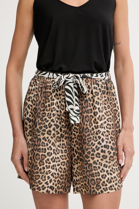 Liu Jo spodenki plażowe damskie brązowe VA6064 TS123