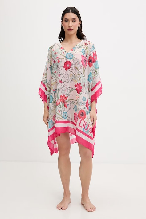 Liu Jo narzutka plażowa damska beżowa VA6084 T4902