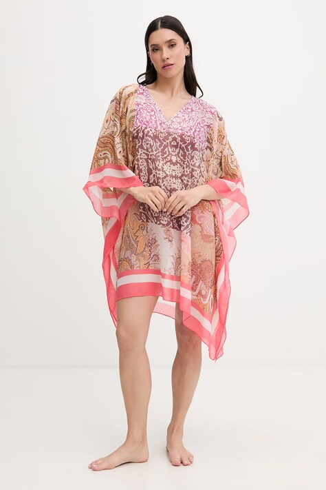 Liu Jo narzutka plażowa damska pomarańczowa VA6084 T4902