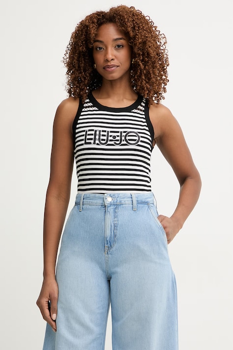 Liu Jo top damski czarny VA6102 J3908