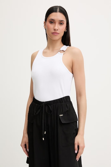 Liu Jo top plażowy damski biały VA6122 J4822