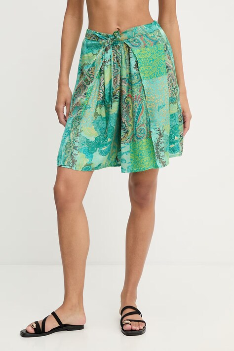 Liu Jo spodenki plażowe damskie turkusowe VA6152 TS124