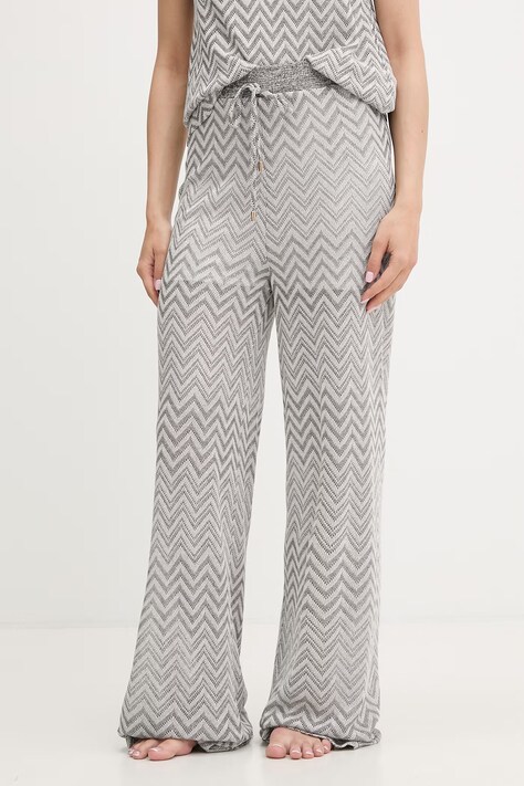 Liu Jo spodnie plażowe damskie szare VA6176 J3878