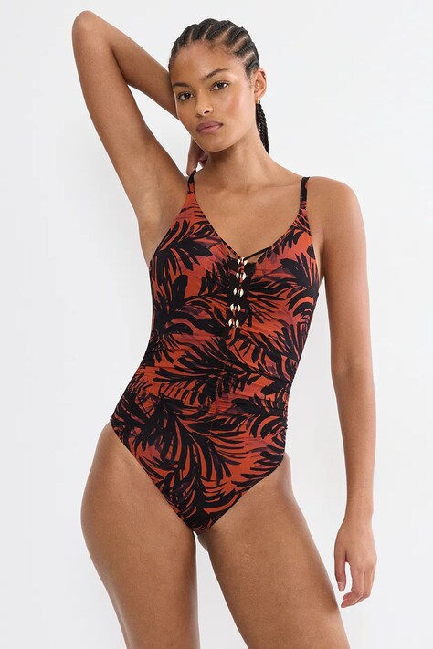 Triumph strój kąpielowy jednoczęściowy damski Summer Palm czerwony 10226587
