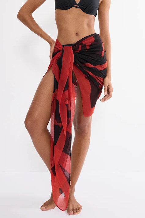 Triumph pareo damskie Beach MyWear czerwone 10222188