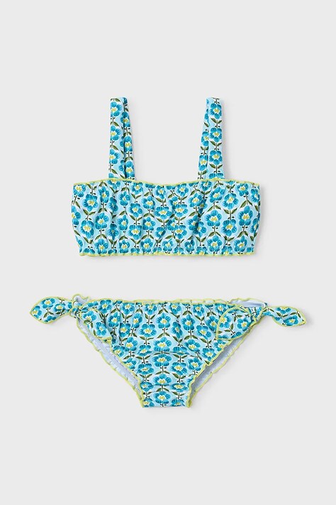 Mayoral dwuczęściowy strój kąpielowy dziecięcy kolor niebieski 3735