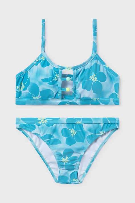 Dvoudílné dětské plavky Mayoral modrá barva, 6774