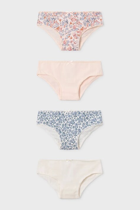 Mayoral figi dziecięce 4-pack kolor pomarańczowy 10174