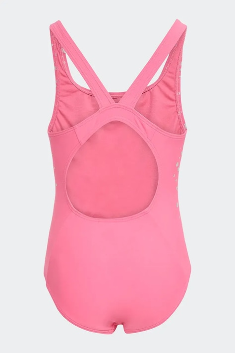 adidas Performance jednoczęściowy strój kąpielowy dziecięcy kolor różowy JW2498