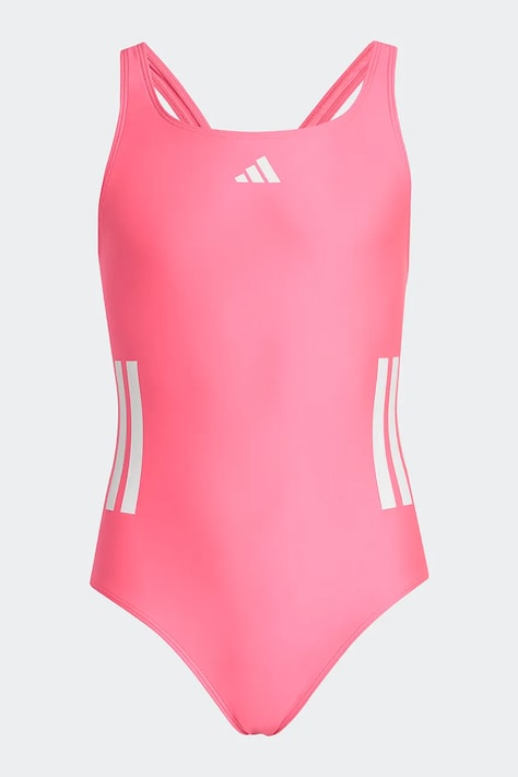 adidas Performance costum de baie dintr-o bucată pentru copii culoarea roz, JZ6022