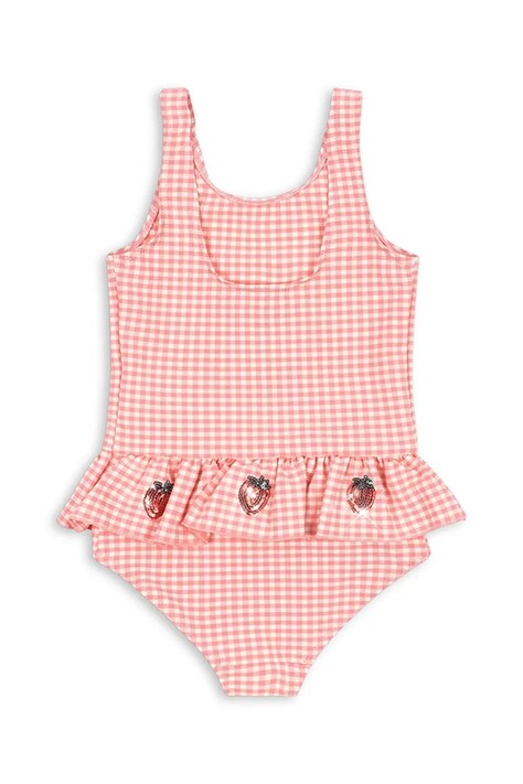 Суцільний дитячий купальник Konges Sløjd ETTA SWIMSUIT — SS26-BIG01U, рожевий — фото 2