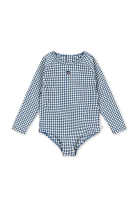 Ολόσωμο παιδικό μαγιό Konges Sløjd FRESIA LS SWIMSUIT GRS χρώμα: μπλε, KS104832