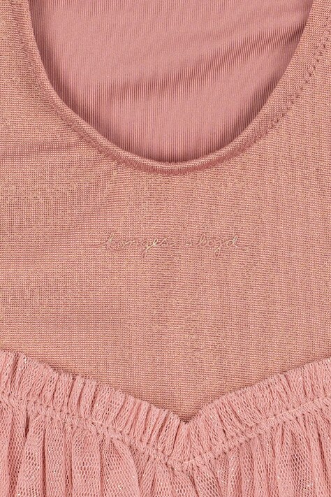 Суцільний дитячий купальник Konges Sløjd AMANDINE SWIMSUIT — SS26-BIG02C, рожевий — фото 3