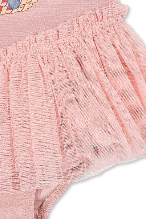 Суцільний дитячий купальник Konges Sløjd AMANDINE SWIMSUIT — SS26-BIG02C, рожевий — фото 6