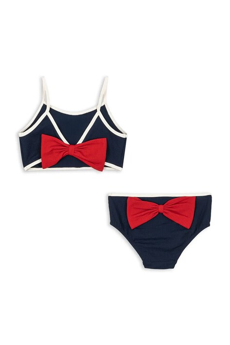 Dvojdielne detské plavky Konges Sløjd BOWIE BIKINI GRS tmavomodrá farba, KS104708