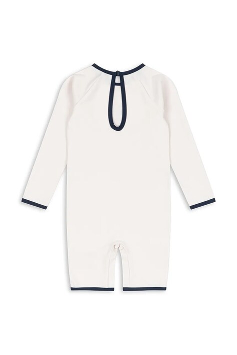 Суцільний дитячий купальник Konges Sløjd VILJA ONESIE GRS — SS26-BIG02W, білий — фото 2