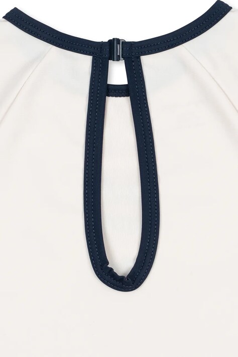 Суцільний дитячий купальник Konges Sløjd VILJA ONESIE GRS — SS26-BIG02W, білий — фото 3