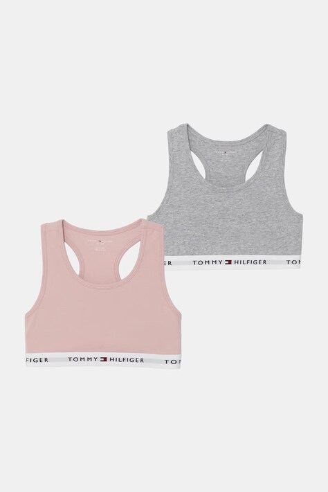 Tommy Hilfiger biustonosz dziecięcy 2-pack różowy UG0UG00748