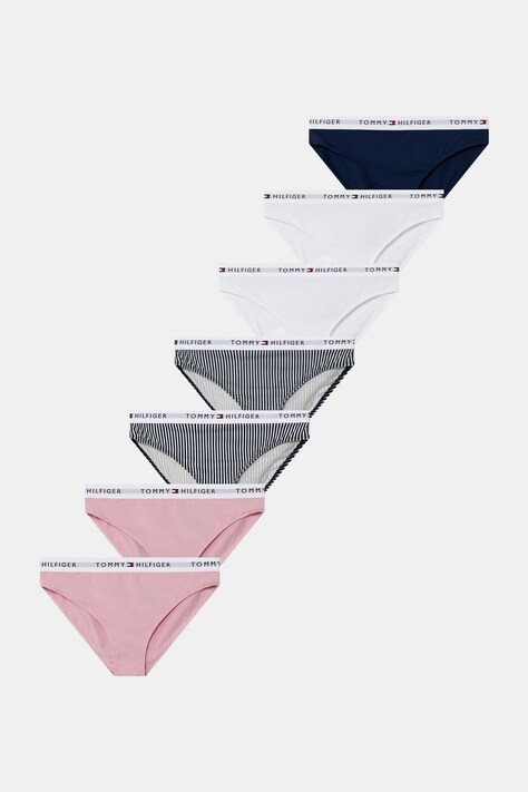 Tommy Hilfiger figi dziecięce 7-pack różowe UG0UG00758