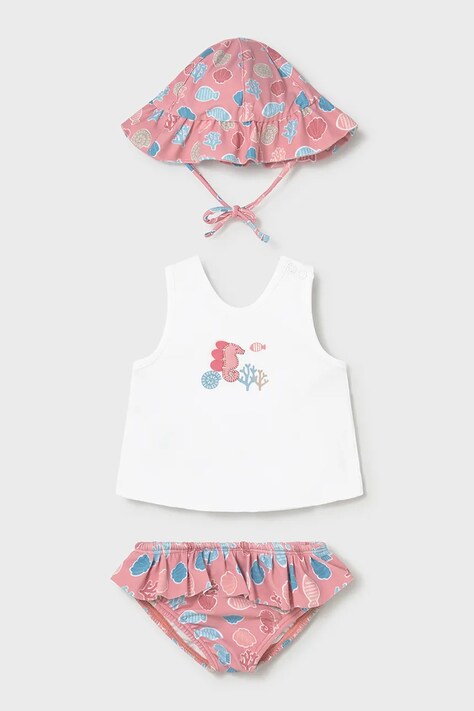 Βρεφικό μαγιό δύο τεμαχίων Mayoral Newborn χρώμα: ροζ, 1636