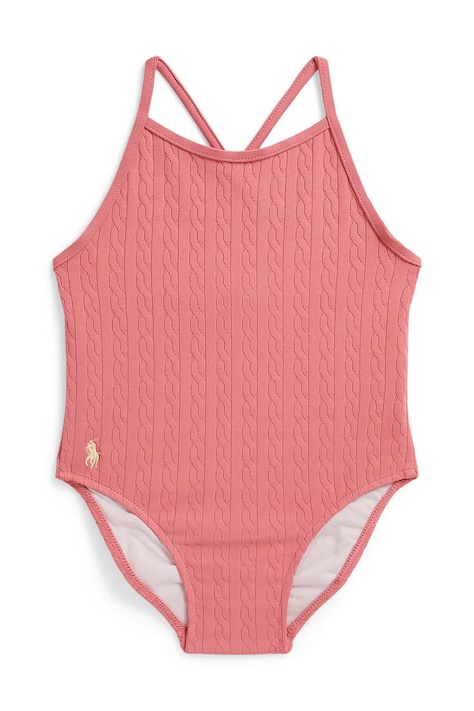 Polo Ralph Lauren strój kąpielowy jednoczęściowy niemowlęcy różowy 310A11510002
