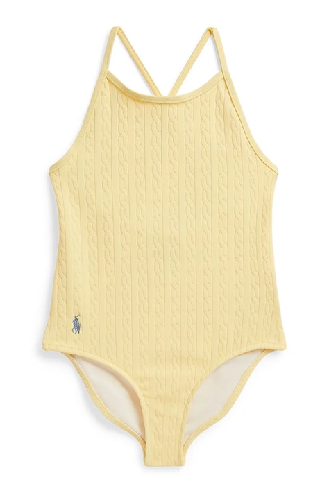 Polo Ralph Lauren strój kąpielowy jednoczęściowy dziecięcy żółty 312A11510002