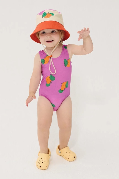 Bobo Choses jednoczęściowy strój kąpielowy niemowlęcy Tangerine kolor różowy B126AB111