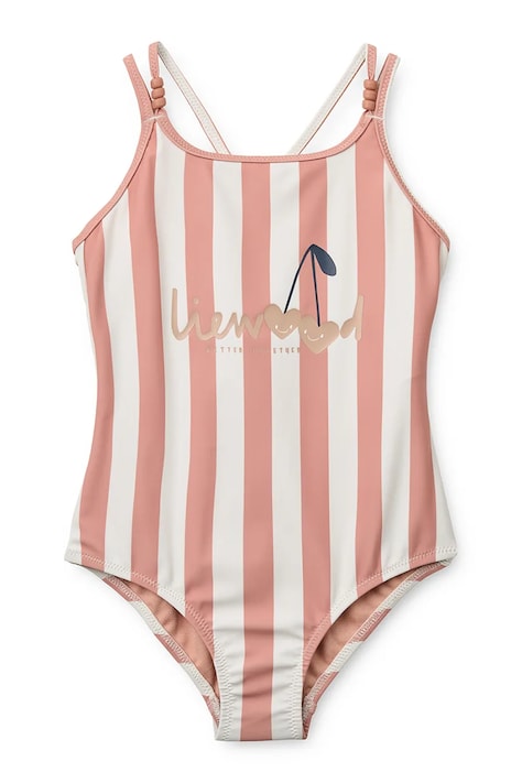 Liewood παιδικό ολόσωμο μαγιό Suna Stripe Swimsuit ροζ LW19673